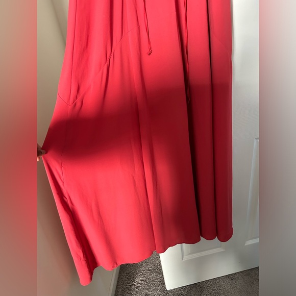 White House Black Market Coal Lace Up Back Maxi Dress - Picture 12 of 14